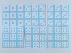 Stickers for Rubik's Cube (Domino)