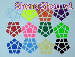 Stickers for Megaminx ShengShou v1