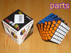 Parts for the 6x6x6 Cube ShengShou
