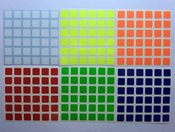 Наклейки на кубик 6х6х6