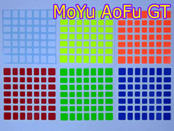 Наклейки на кубик 7х7х7 MoYu AoFu GT