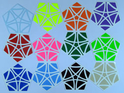 Stickers for Helicopter Dodecahedron