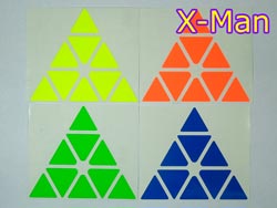 Stickers for Pyraminx X-Man