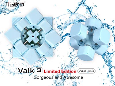 Кубик Рубіка The Valk 3 Aqua Blue (Limited Edition)