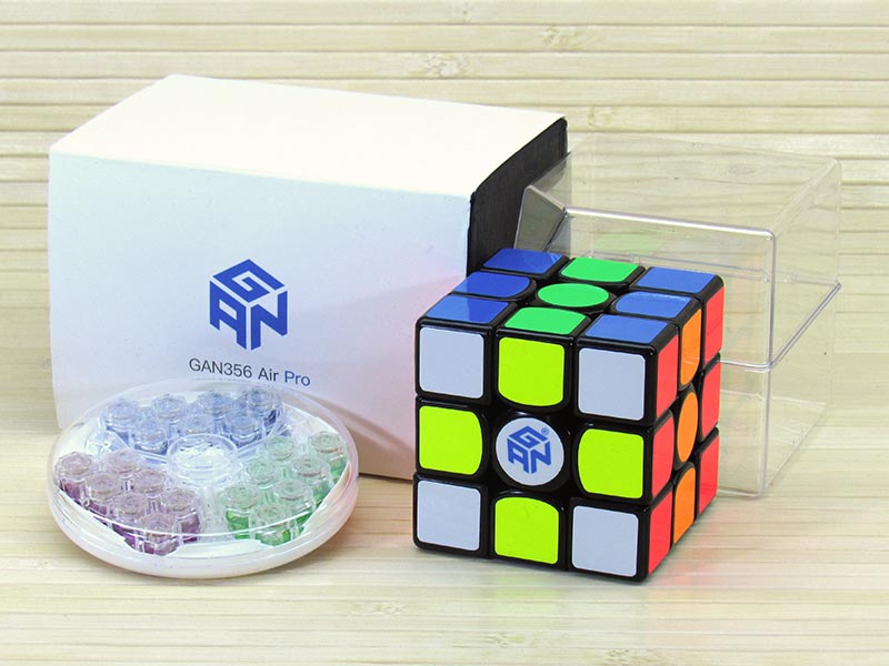 système gancube UK Stock Gan 356 Air Pro 3x3x3 Speed Magic Cube Puzzle Noir GES 